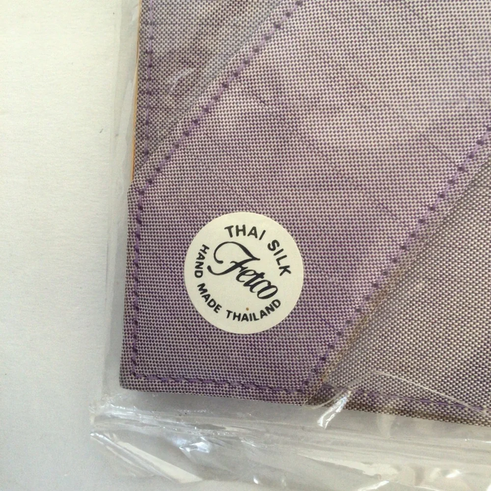 FETCO PURPLE SILK PICTURE FRAME NWT